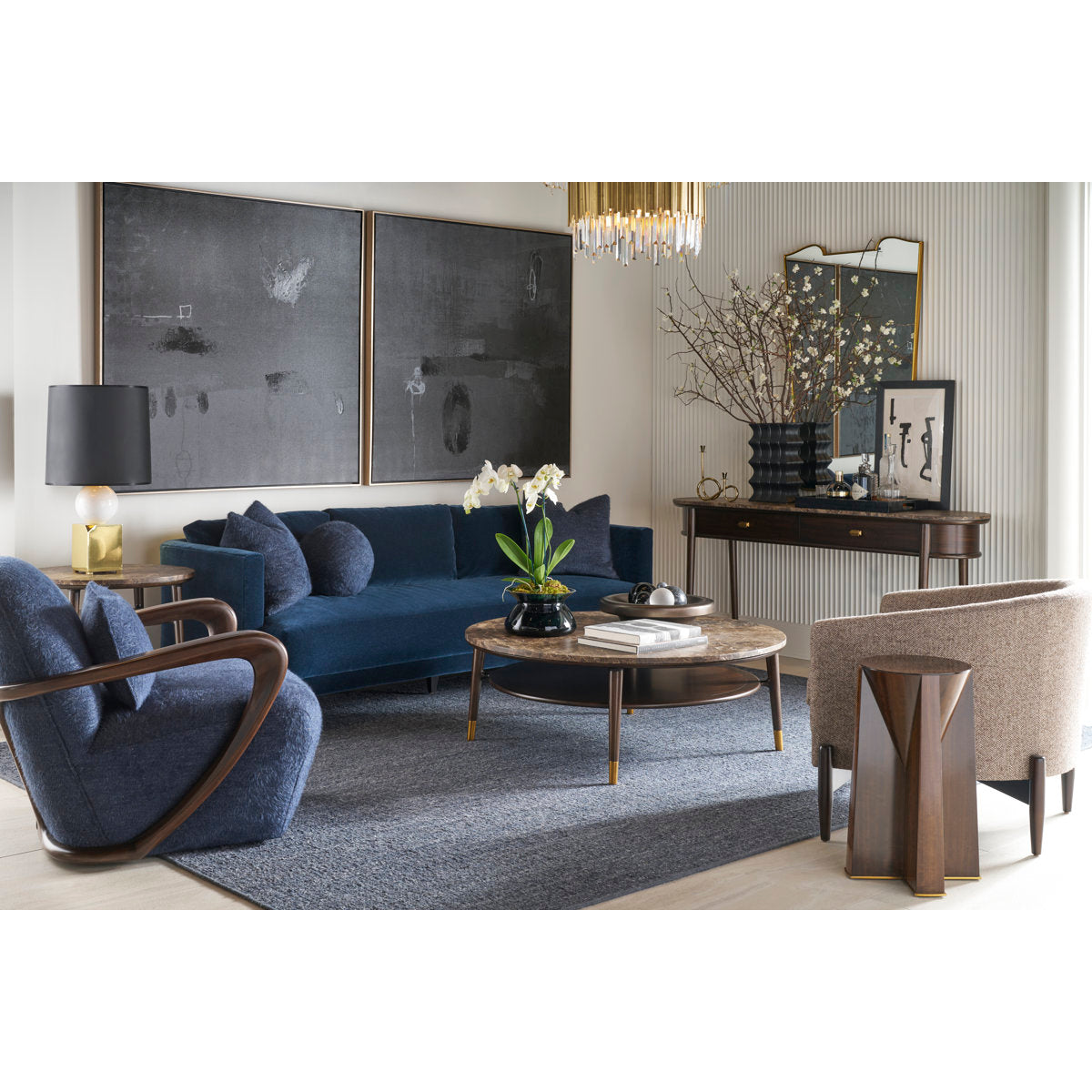 Curzon Marble Top Console Table