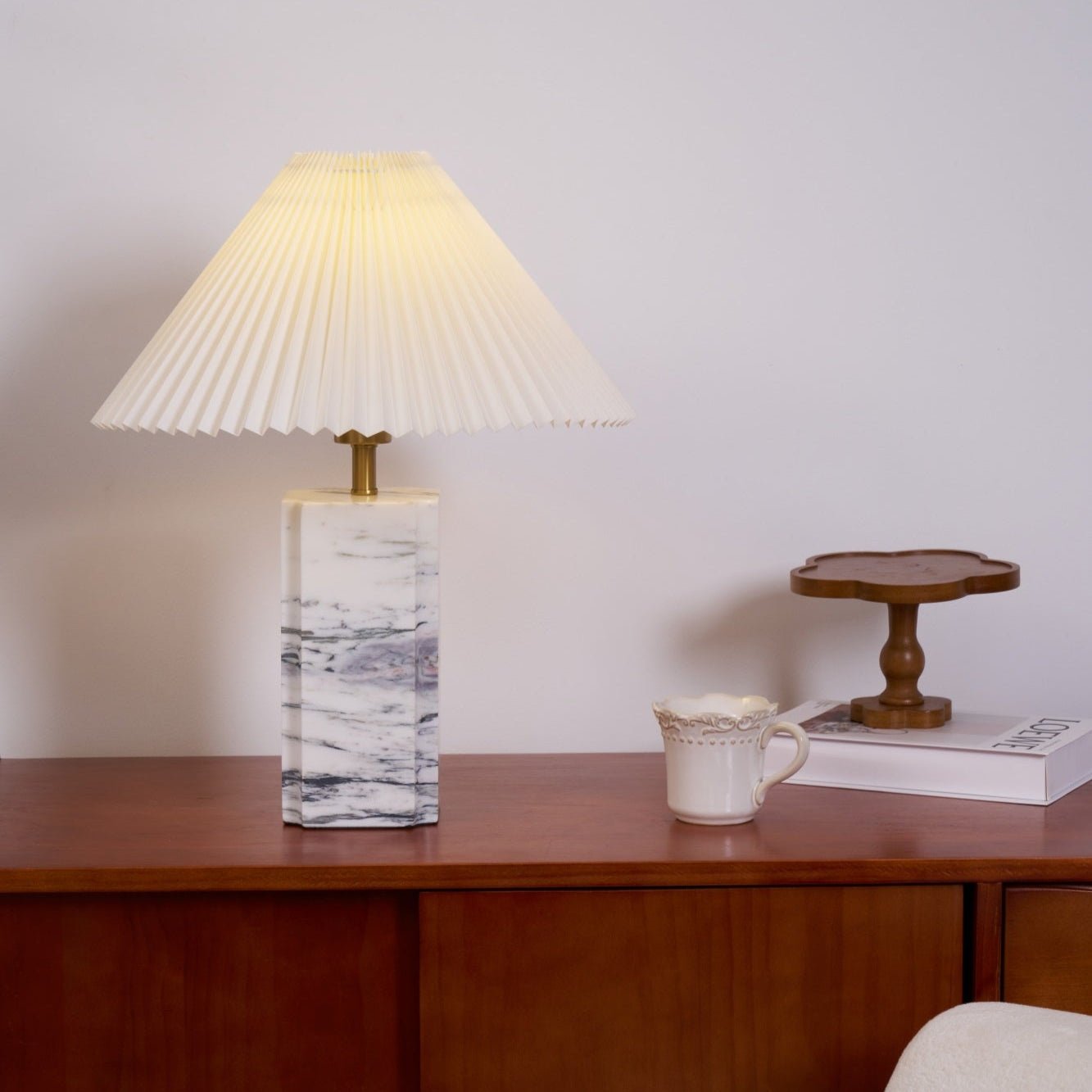 Bianca Marble Table Lamp