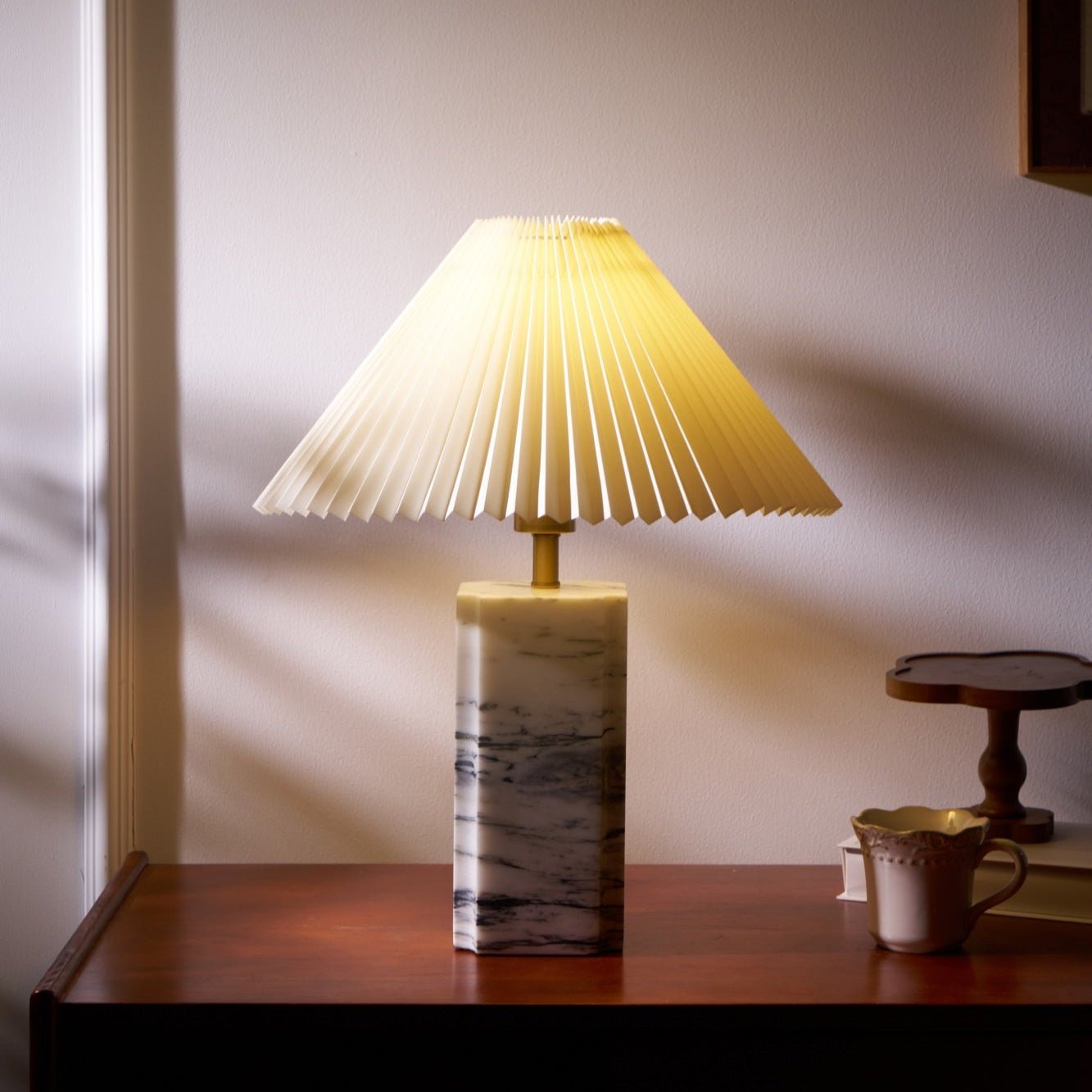 Bianca Marble Table Lamp
