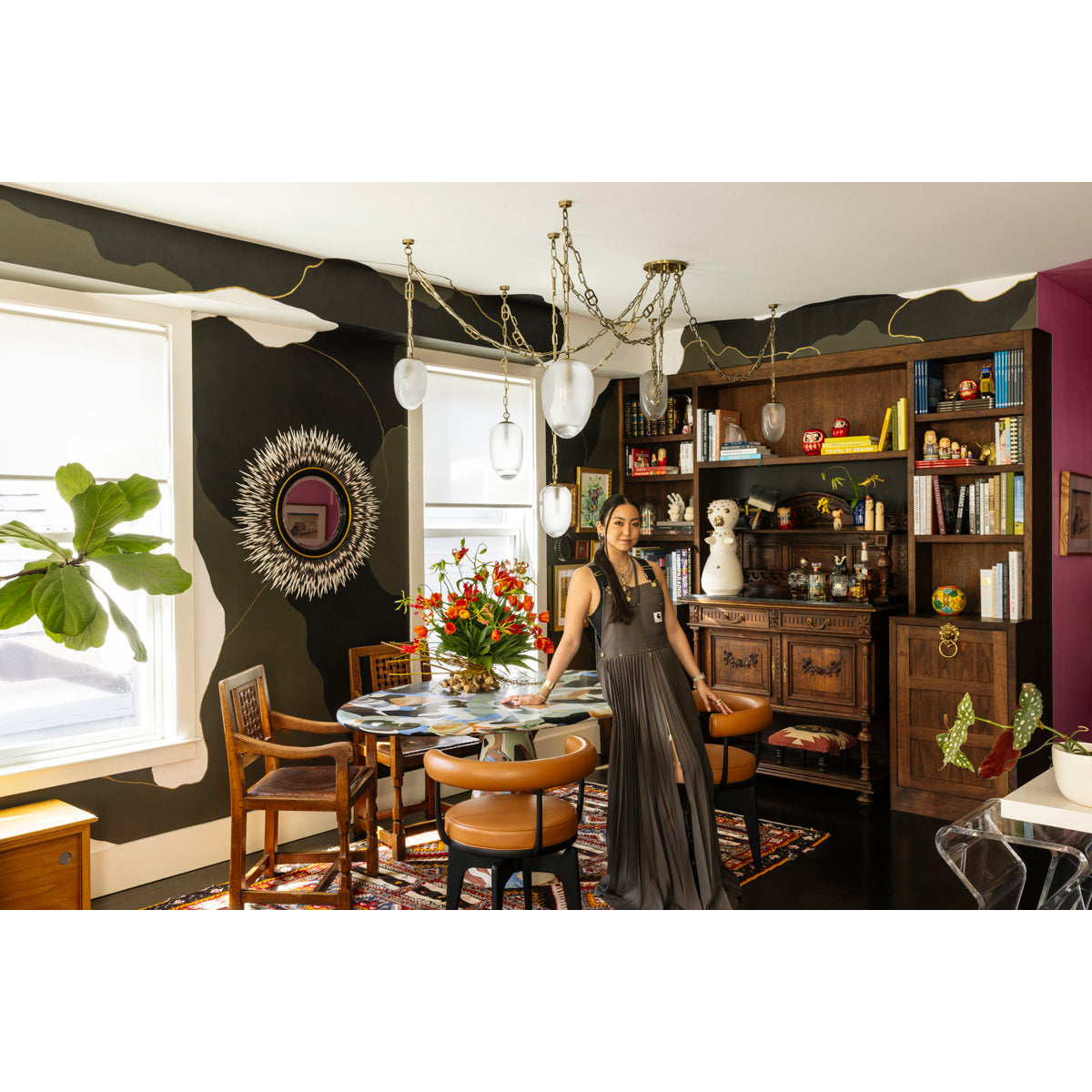 Daith Light Chandelier by Noz Nozawa for Corbett Lighting
