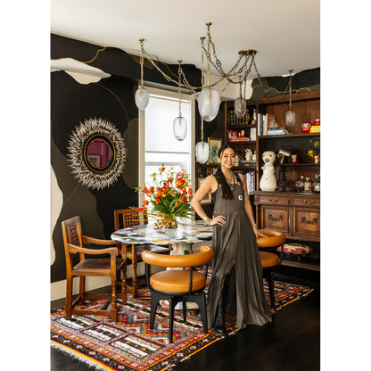 Daith Light Chandelier by Noz Nozawa for Corbett Lighting