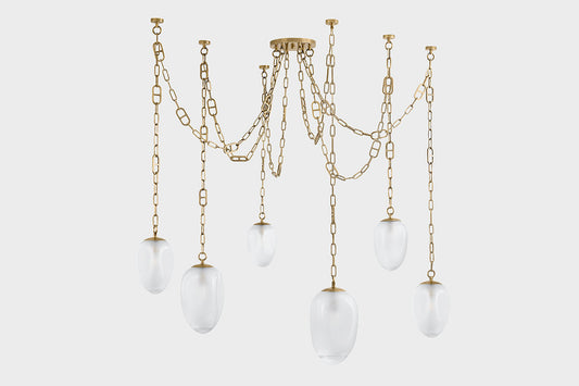 Daith Light Chandelier by Noz Nozawa for Corbett Lighting