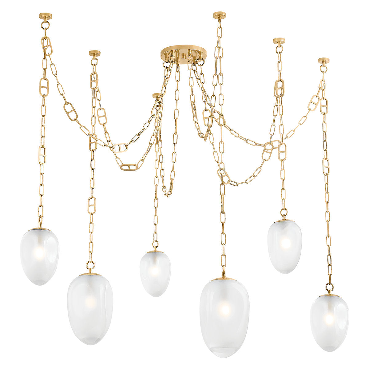 Daith Light Chandelier by Noz Nozawa for Corbett Lighting