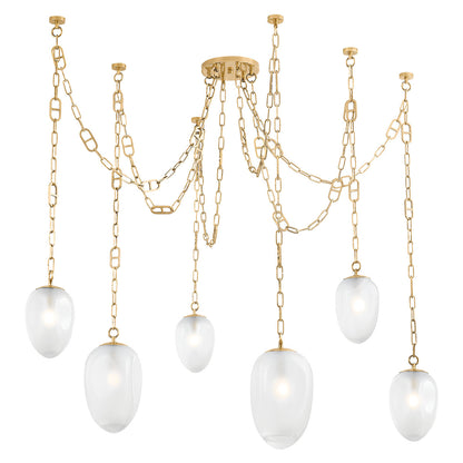 Daith Light Chandelier by Noz Nozawa for Corbett Lighting