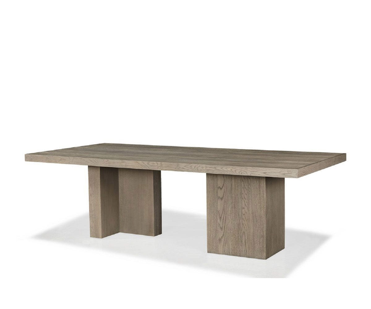 Dalton 98" L Solid Oak Dining Table