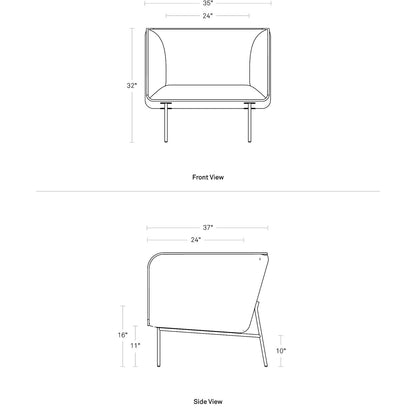 Dandy Leather Lounge Chair