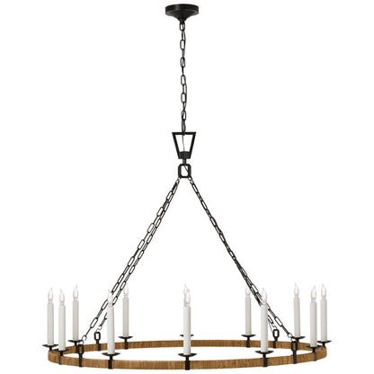 Darlana 12 - Light Wagon Wheel Chandelier