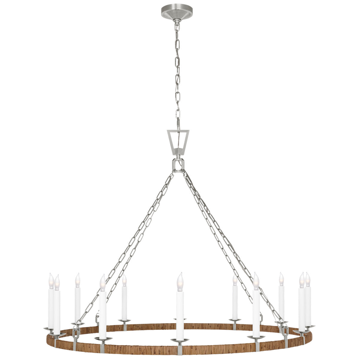 Darlana 12 - Light Wagon Wheel Chandelier