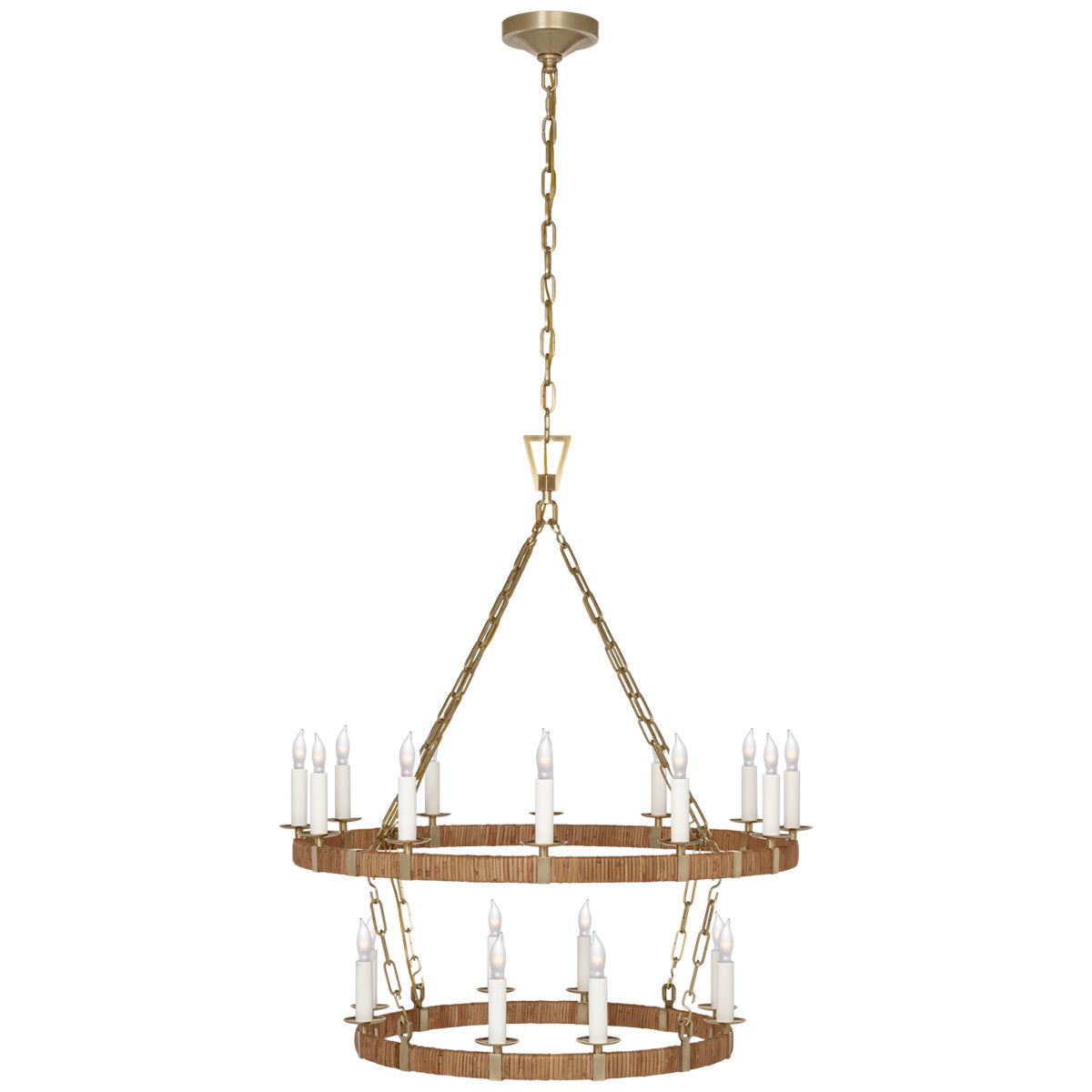 Darlana 20 - Light Wagon Wheel Chandelier