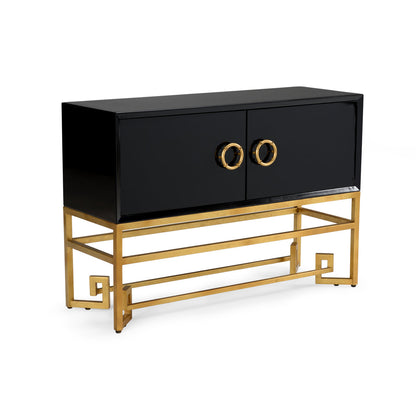 Decker Solid Wood Accent Cabinet