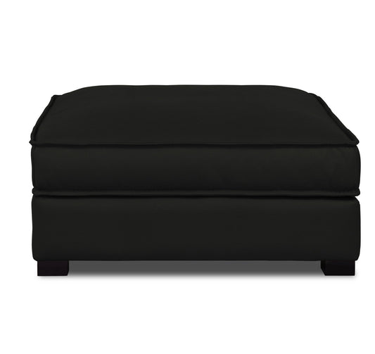 Delano Leather Ottoman