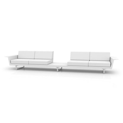 Delta 170" W 4 Seat Sofa and Table