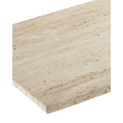 Demi Travertine Console Table
