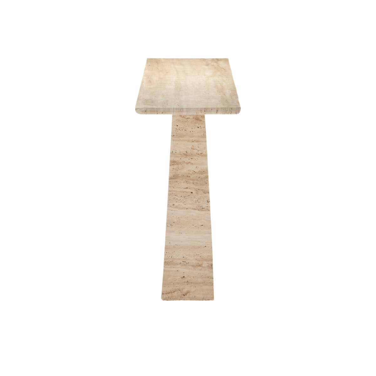 Demi Travertine Console Table
