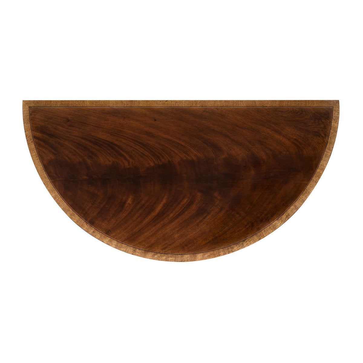 Demilune Solid Wood Accent Cabinet