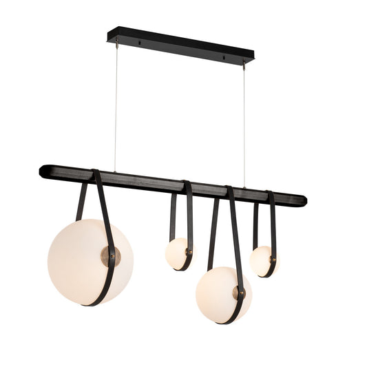 Derby 4 - Light Kitchen Island Linear LED Pendant