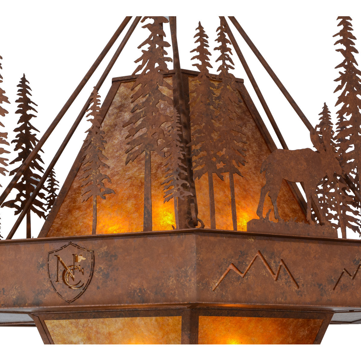 Derwent 8 - Light Chandelier