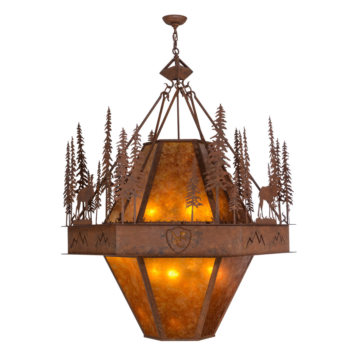 Derwent 8 - Light Chandelier