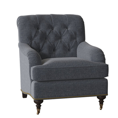 Devan Armchair Chair with Ottoman
