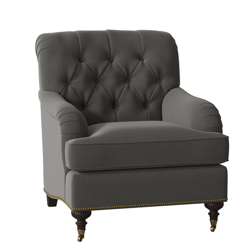 Devan Armchair Chair with Ottoman