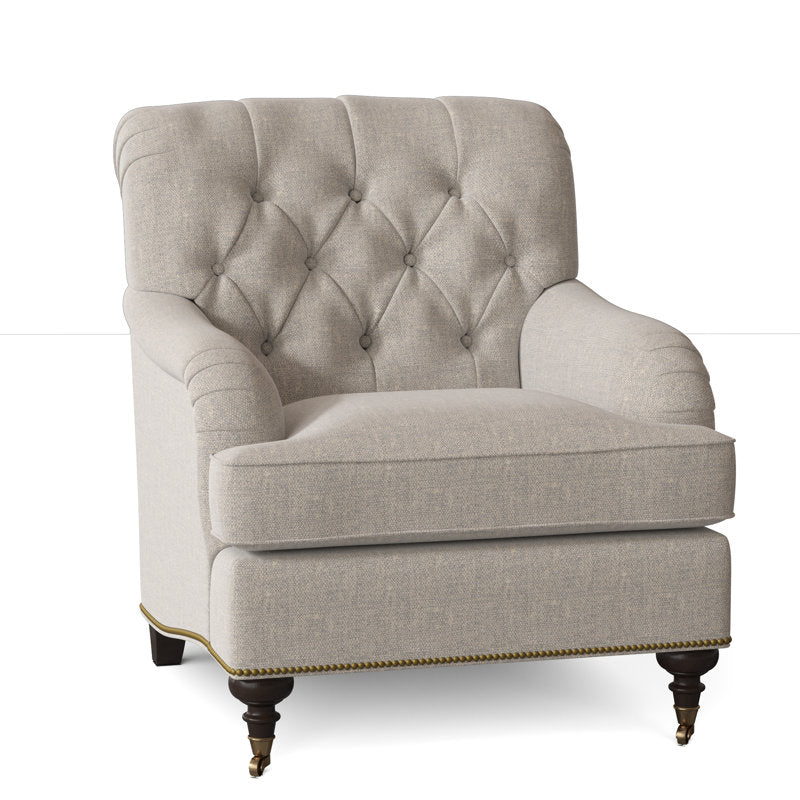 Devan Armchair Chair with Ottoman