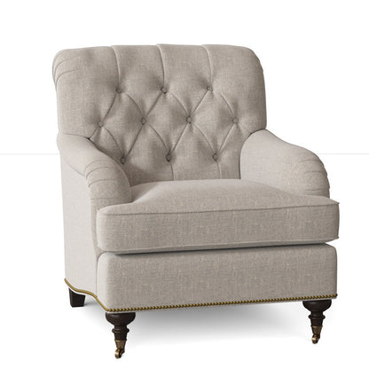 Devan Armchair Chair with Ottoman