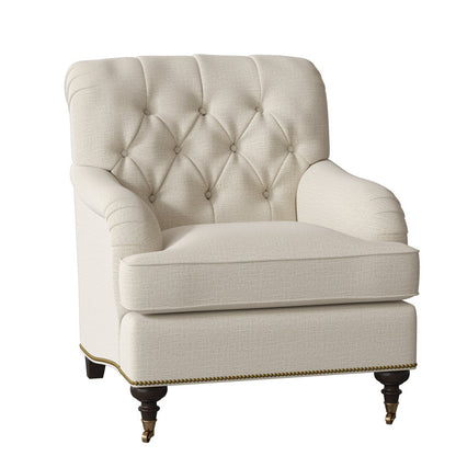 Devan Armchair Chair with Ottoman