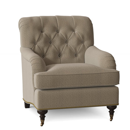 Devan Armchair Chair with Ottoman