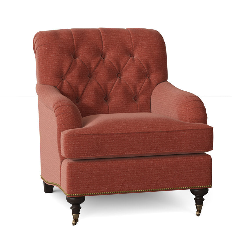 Devan Armchair Chair with Ottoman