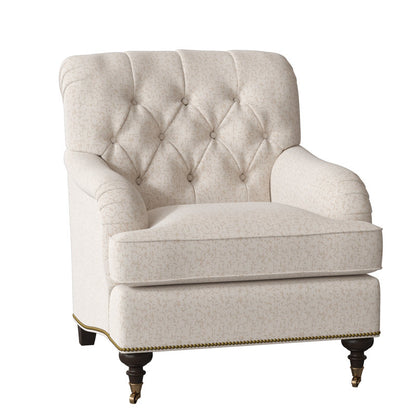 Devan Armchair Chair with Ottoman