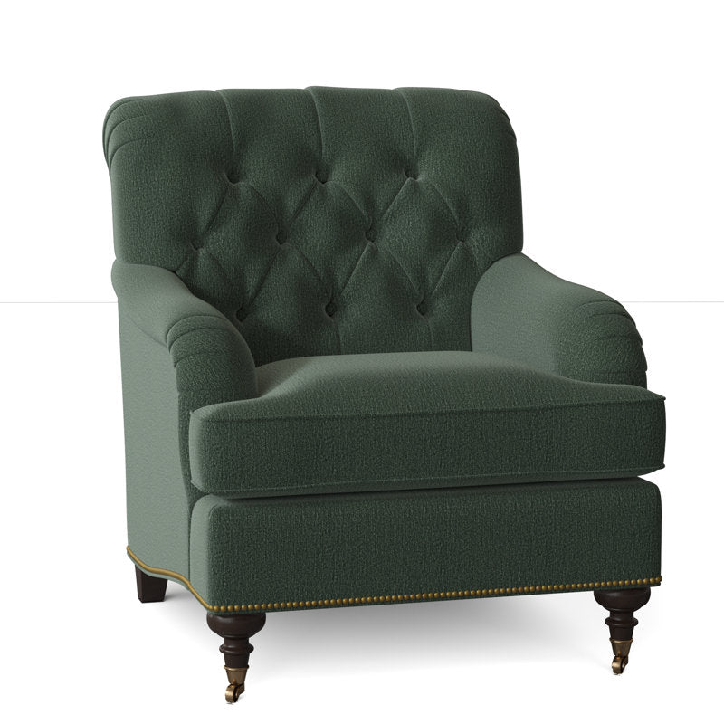 Devan Armchair Chair with Ottoman