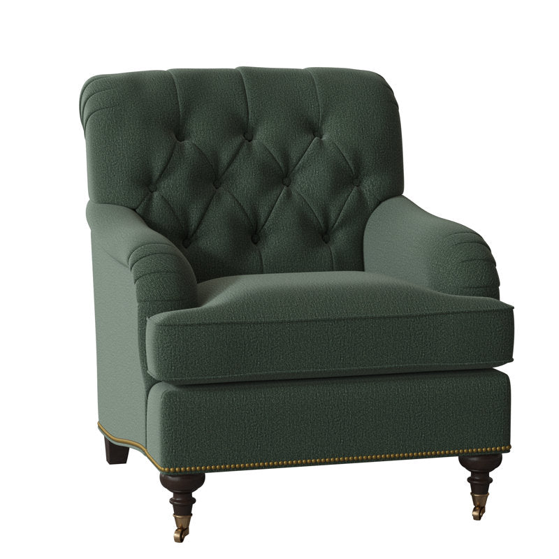 Devan Armchair Chair with Ottoman