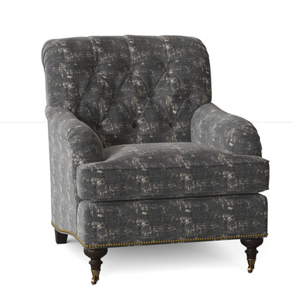 Devan Armchair Chair with Ottoman