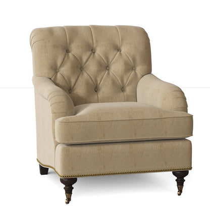 Devan Armchair Chair with Ottoman