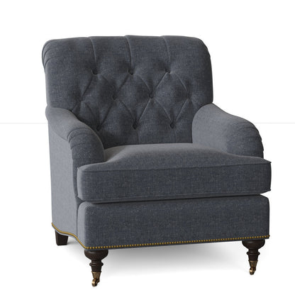 Devan Armchair Chair with Ottoman