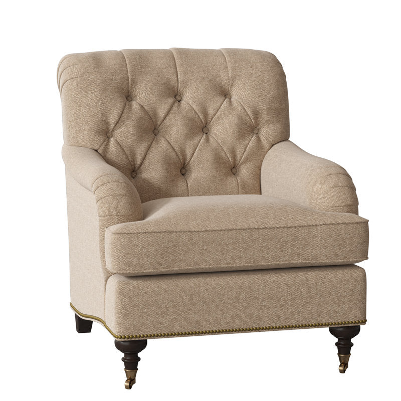 Devan Armchair Chair with Ottoman