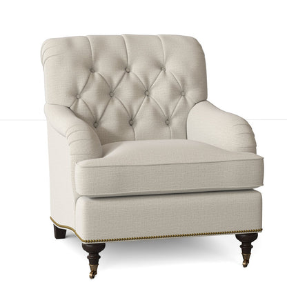 Devan Armchair Chair with Ottoman