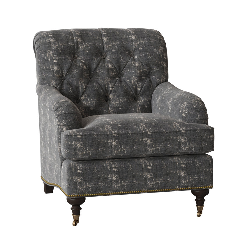 Devan Armchair Chair with Ottoman