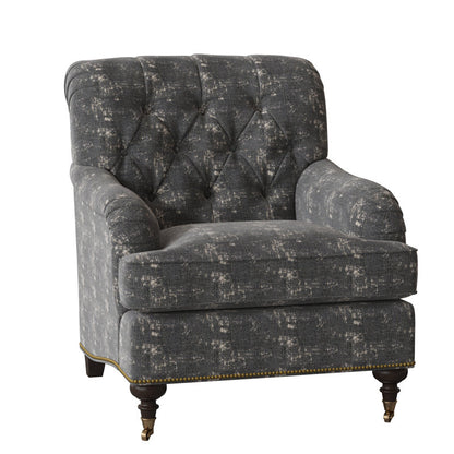 Devan Armchair Chair with Ottoman
