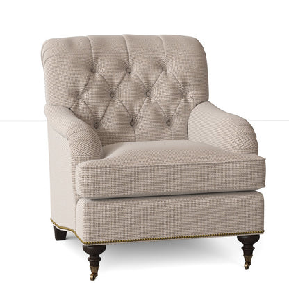 Devan Armchair Chair with Ottoman
