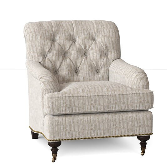 Devan Armchair Chair with Ottoman