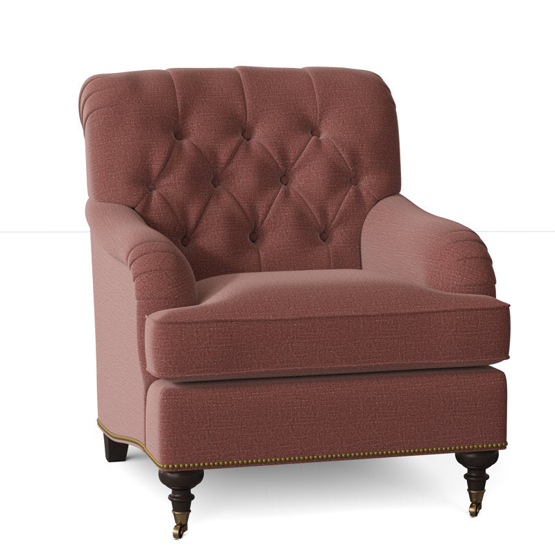 Devan Armchair Chair with Ottoman