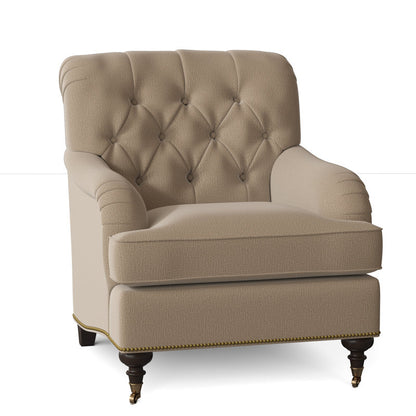 Devan Armchair Chair with Ottoman