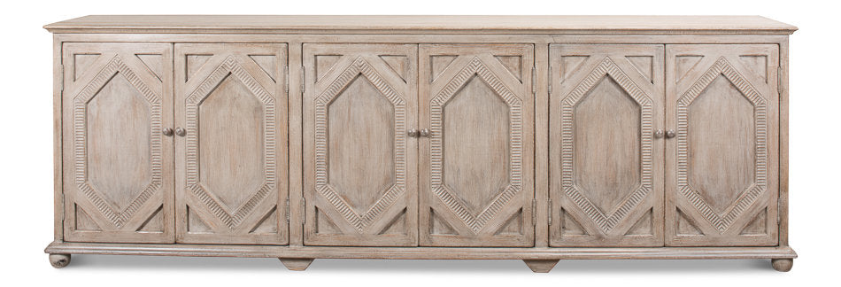 Diamond 112'' W Solid Wood Sideboard