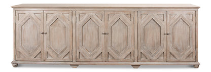 Diamond 112'' W Solid Wood Sideboard