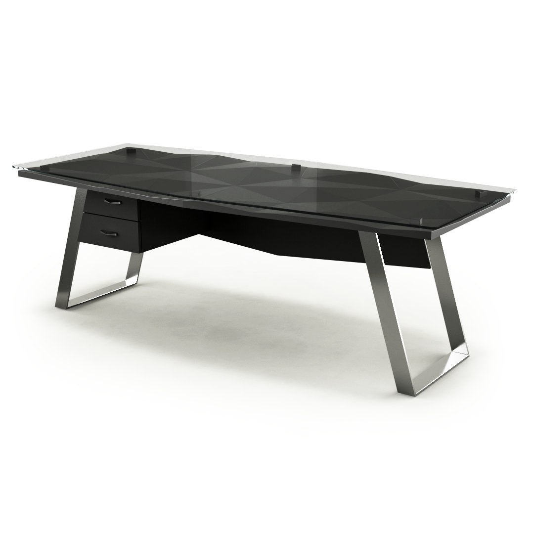 Diamond Glass Desk