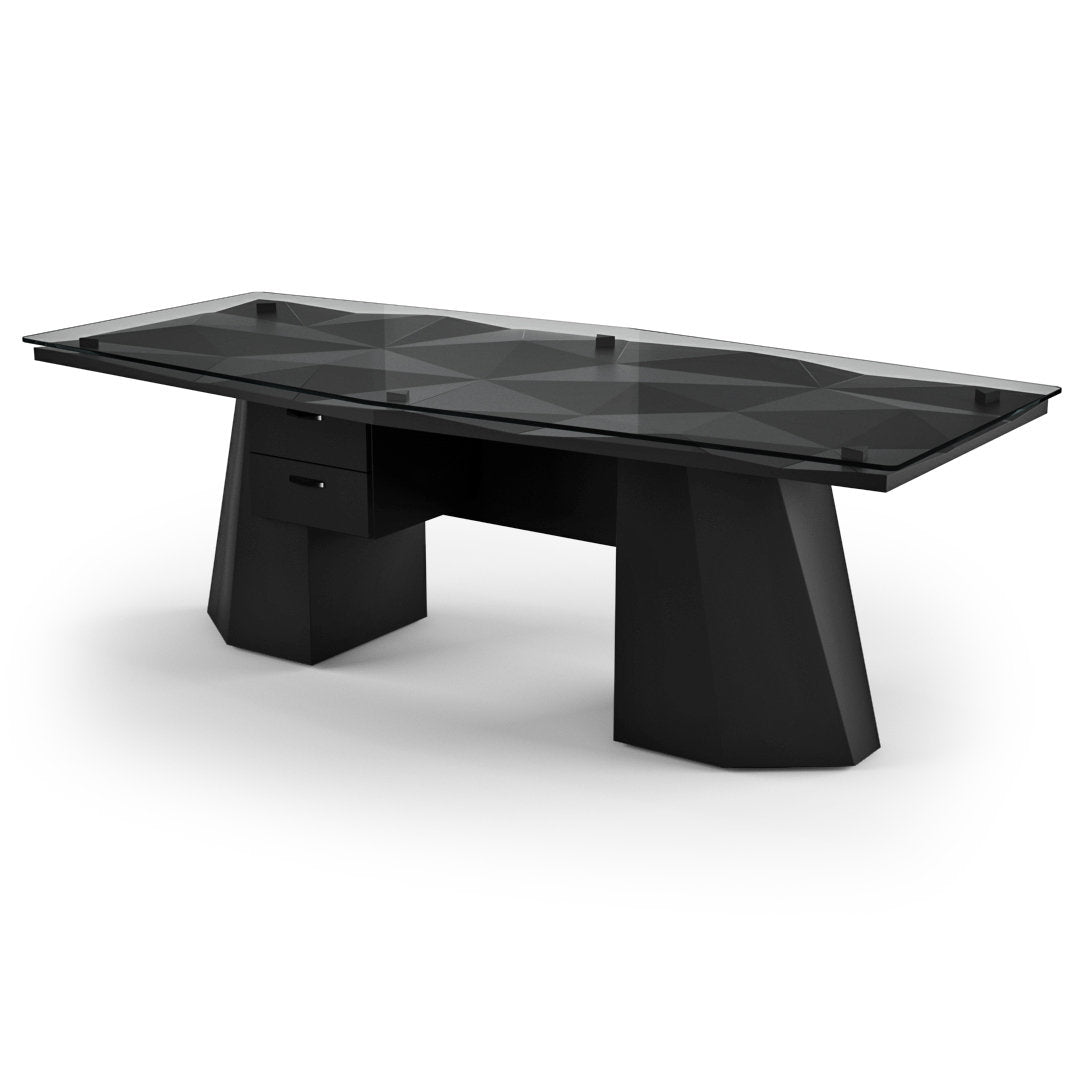 Diamond Glass Desk