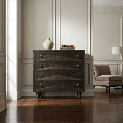 Diamond Solid Wood Accent Chest