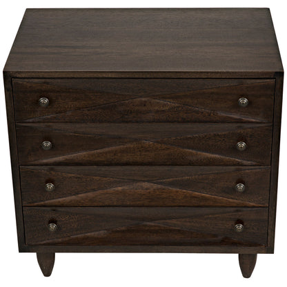 Diamond Solid Wood Accent Chest