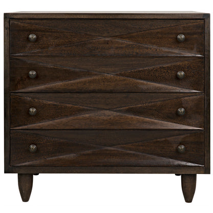 Diamond Solid Wood Accent Chest